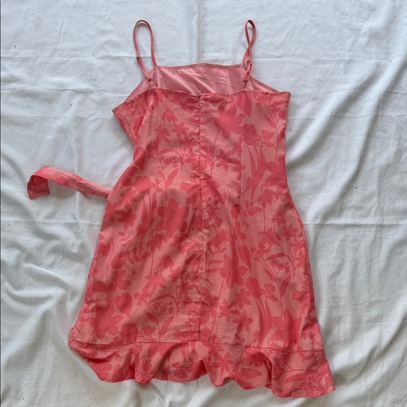 Pink Lily Floral Pink Sleeveless Dress - Picture 3 of 3